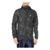Laufbekleidung Grafik-Webjacke „Schwarz“