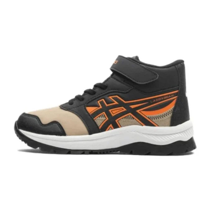 LAZERBEAM High-Top-Sneaker „Black Orange Beige“