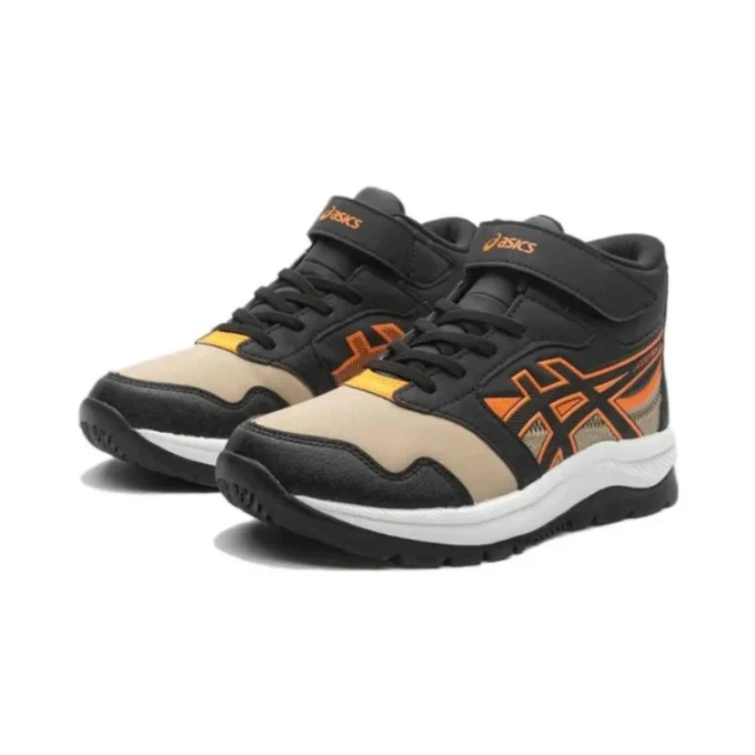 LAZERBEAM High-Top-Sneaker „Black Orange Beige“