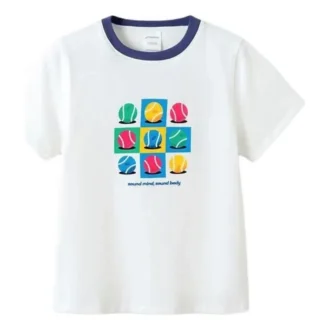 Lifestyle-T-Shirt mit Grafik „White Multi“