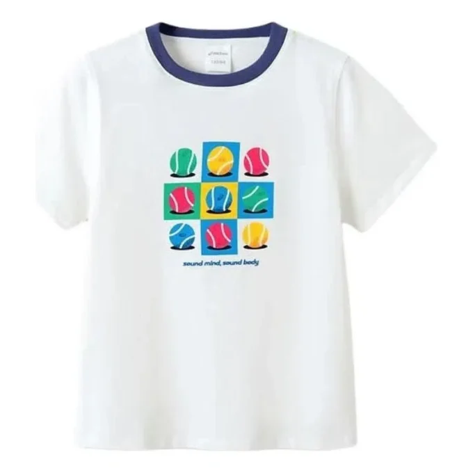 Lifestyle-T-Shirt mit Grafik „White Multi“