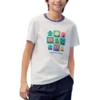 Lifestyle-T-Shirt mit Grafik „White Multi“