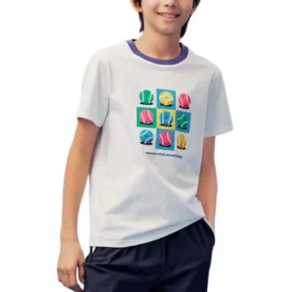 Lifestyle-T-Shirt mit Grafik „White Multi“