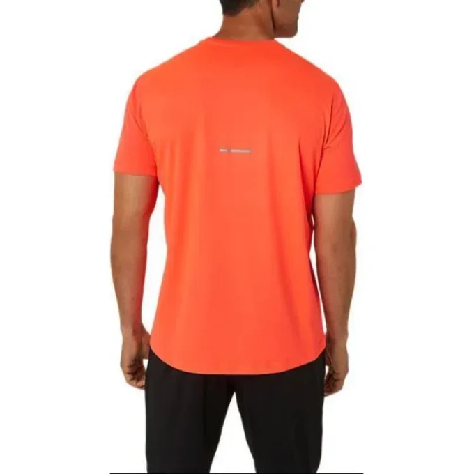 Lite-Show Kurzarm-Logo-T-Shirt „Orange“