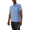 Lite-Show Kurzarm-Logo-T-Shirt „Sky Blue“