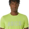Logo Heather Dry T-Shirt „Lime Zest“