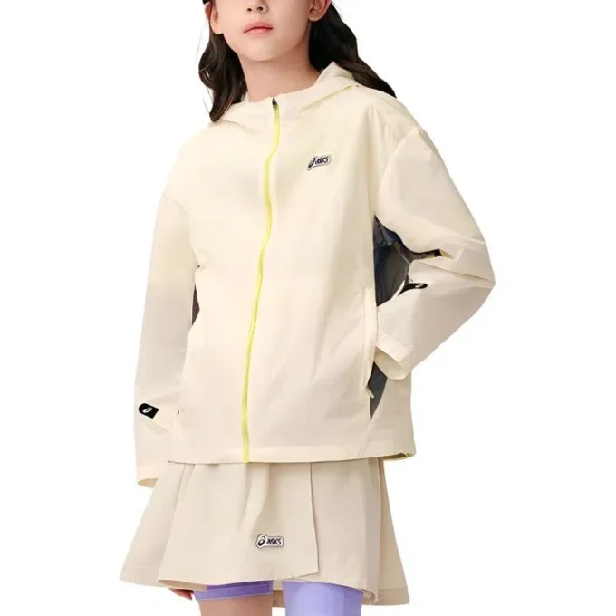 Logo Jacket „Beige Black Yellow“