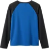 Logo-Langarm-T-Shirt „Blue“