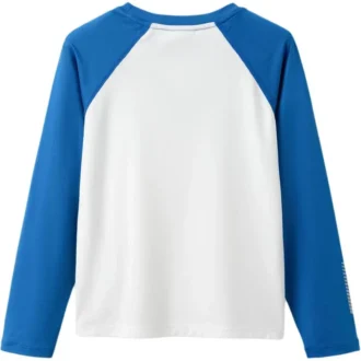 Logo-Langarm-T-Shirt „White“