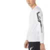 Logo-Langarm-T-Shirt „White“