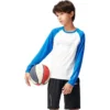 Logo-Langarm-T-Shirt „White“