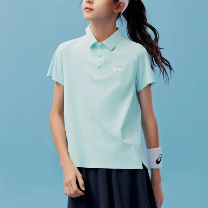 Logo-Poloshirt „Blau“