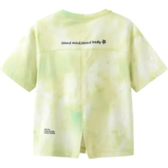Logo-T-Shirt „Green Yellow White“