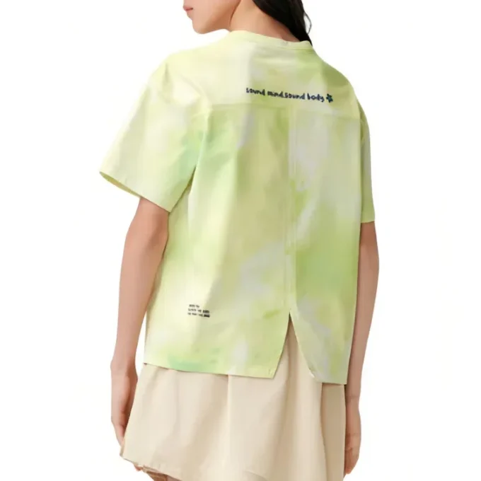 Logo-T-Shirt „Green Yellow White“