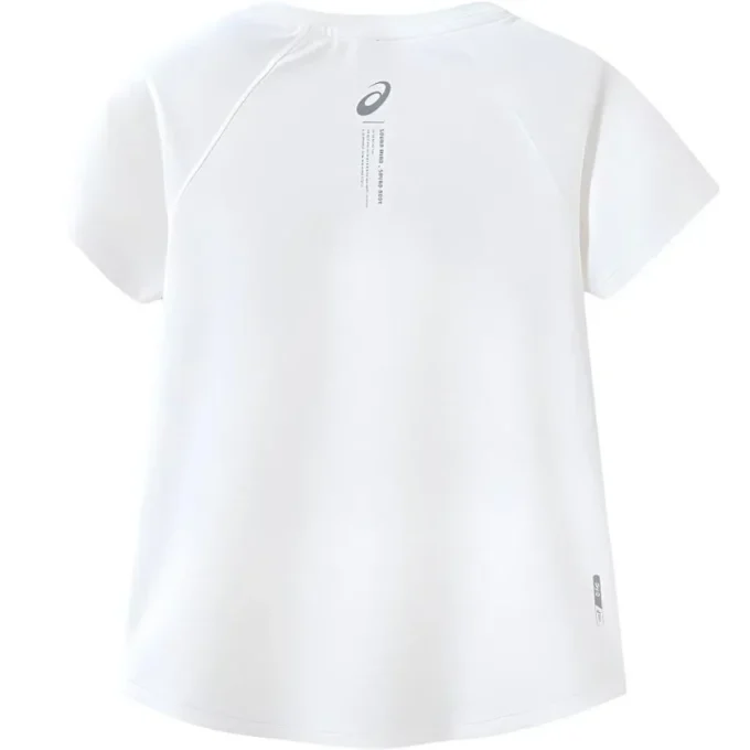 Logo-T-Shirt „Weiß Rosa Grau“