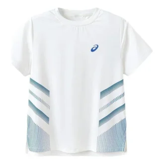 Logo-T-Shirt „White Blue“