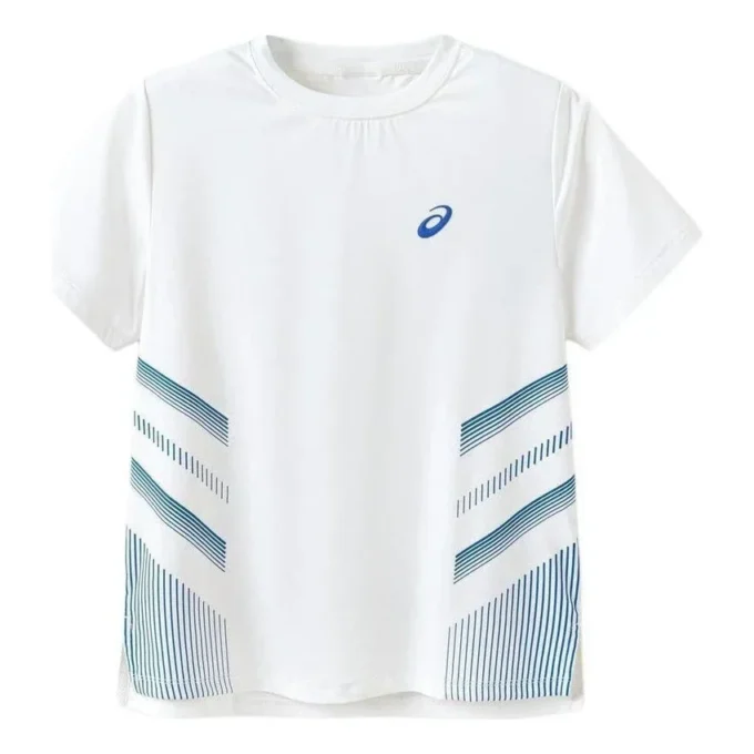 Logo-T-Shirt „White Blue“