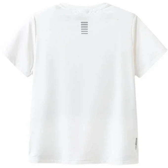 Logo-T-Shirt „White Blue“