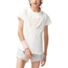 Logo-T-Shirt „White Pink“