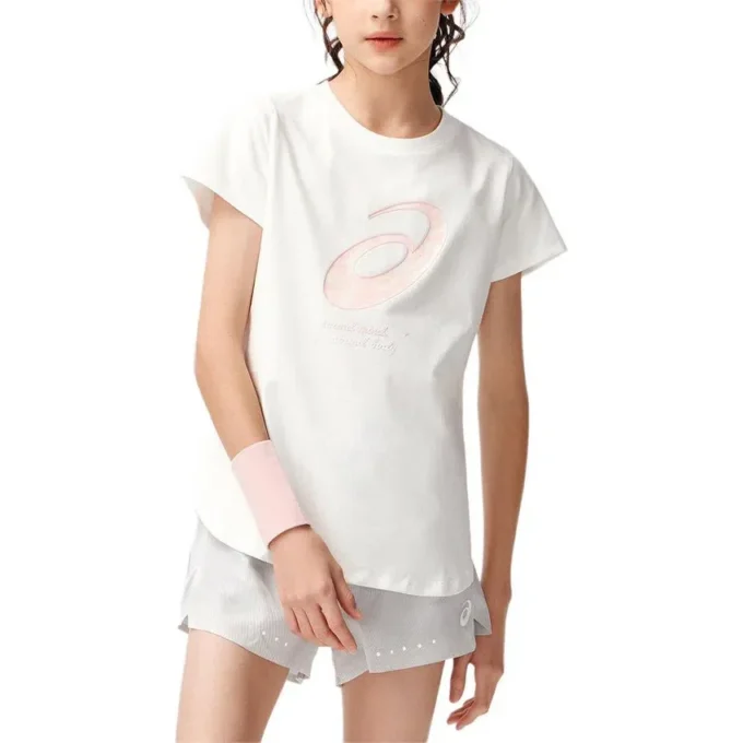 Logo-T-Shirt „White Pink“
