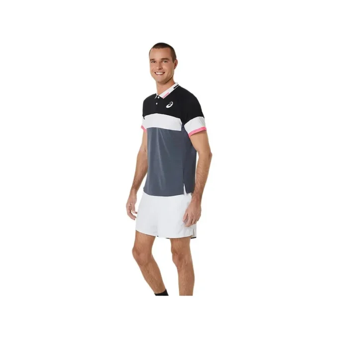 Match Polohemd „Performance Black Carrier Grey“