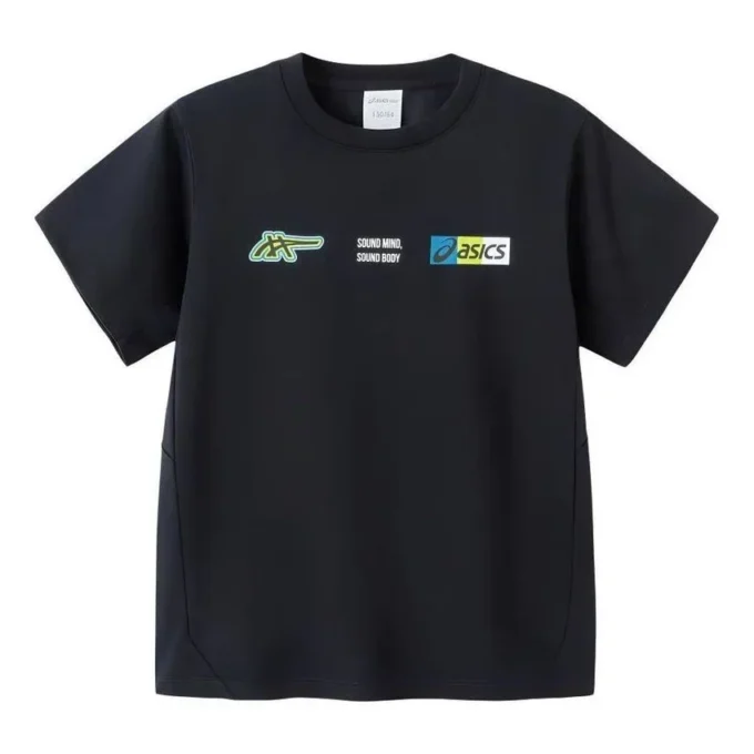 Multi-Logo-T-Shirt „Schwarz“