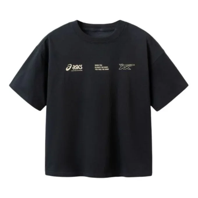 Multi-Logo-T-Shirt „Schwarz“
