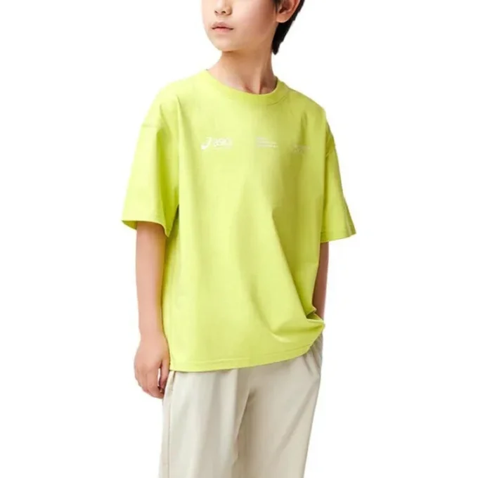 Multi-Logo-T-Shirt „Yellow White“