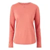 Nagino Run Langarm-Oberteil „Light Garnet“
