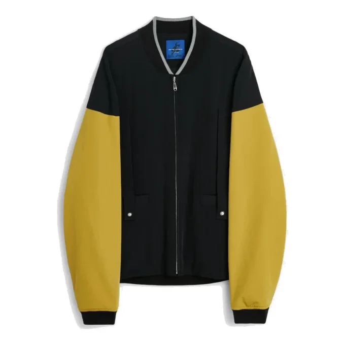 Novalis Liatrisory Bomberjacke „Black Medallion Yellow“