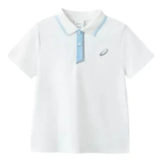 Polo-T-Shirt „White Blue“