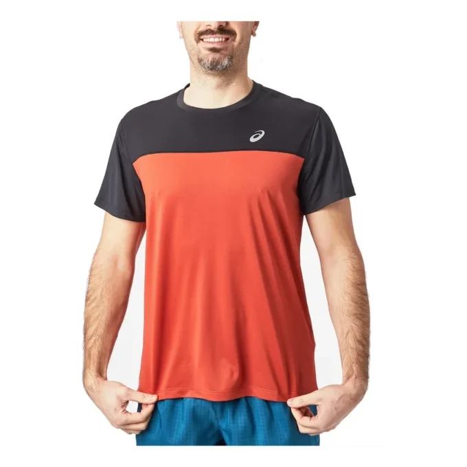 Race-T-Shirt „Orange Black“
