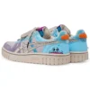 Rick and Morty x Asics Court-MZ Unisex-Sneaker Blau/Lila