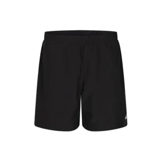 Shorts mit Logo und Reißverschlusstasche hinten „Schwarz“