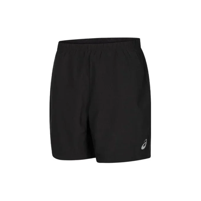 Shorts mit Logo und Reißverschlusstasche hinten „Schwarz“