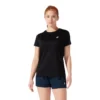 Silbernes Kurzarm-Oberteil „Performance Black“