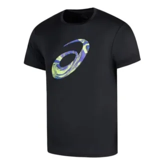 Spiral Logo SS T-Shirt „Schwarz“