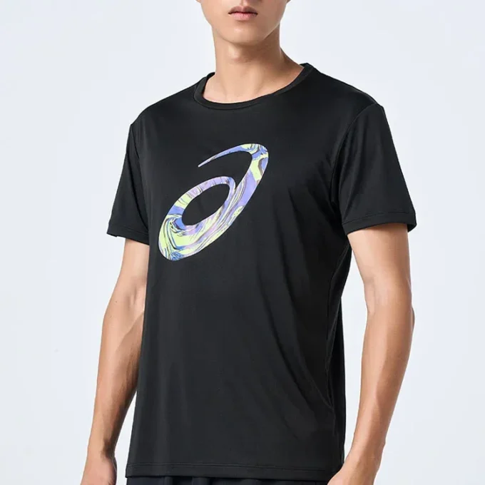 Spiral Logo SS T-Shirt „Schwarz“