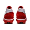 Star Shine III Baseball Point Spike Schuhe „Weiß Rot“