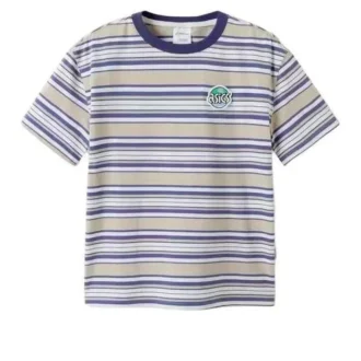 Streifen-T-Shirt „Beige Blue“