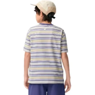 Streifen-T-Shirt „Beige Blue“
