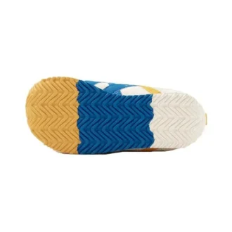 Suku-Schuhe „Weiß Blau Gelb“