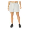 Sunday Sana Fleece-Shorts „Hellgrau meliert“