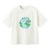 T-Shirt mit Earth-Theme-Logo „Weiß“