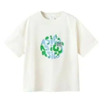 T-Shirt mit Earth-Theme-Logo „Weiß“
