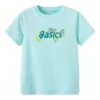 T-Shirt mit Grafik-Logo „Sky Blue“