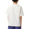 T-Shirt mit Logo-Aufnäher-Tasche „White“