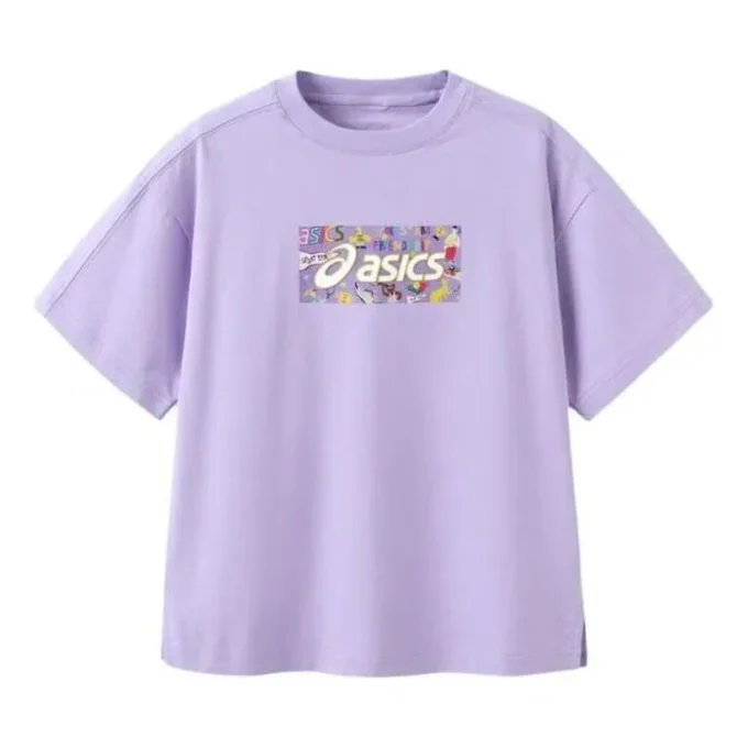 T-Shirt mit Logo-Print „Purple“