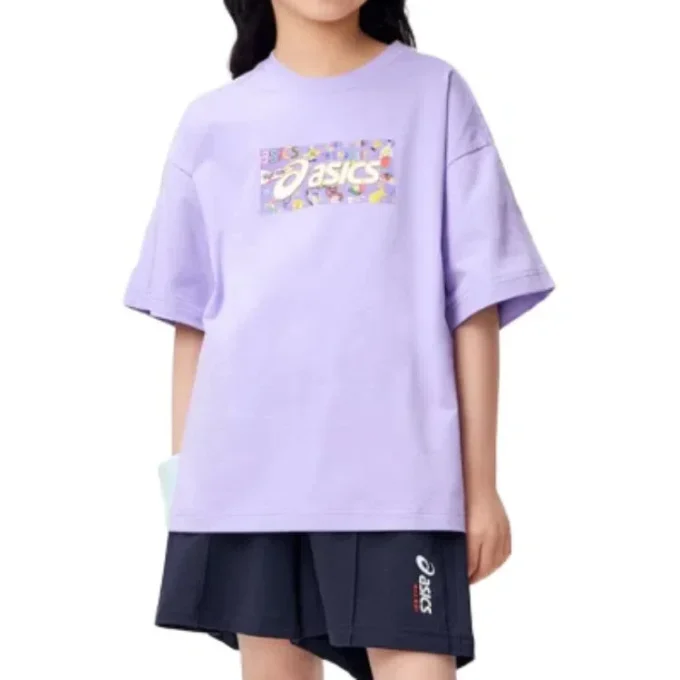 T-Shirt mit Logo-Print „Purple“