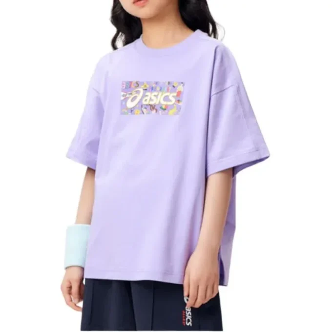 T-Shirt mit Logo-Print „Purple“